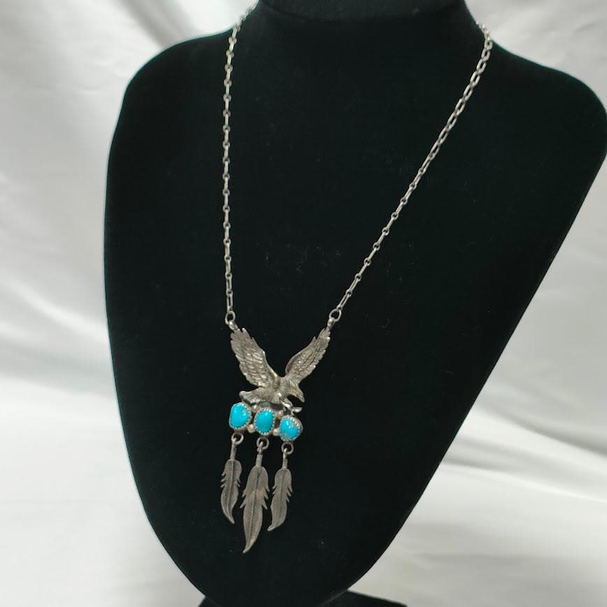 NAVAJO ナバホ Richard Begay ネックレス SV925