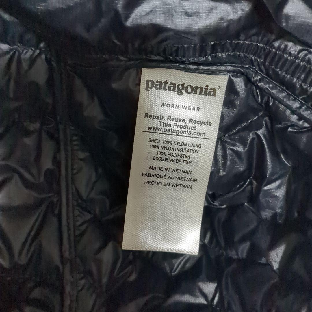 patagonia 黒 ダウンベスト Lサイズ