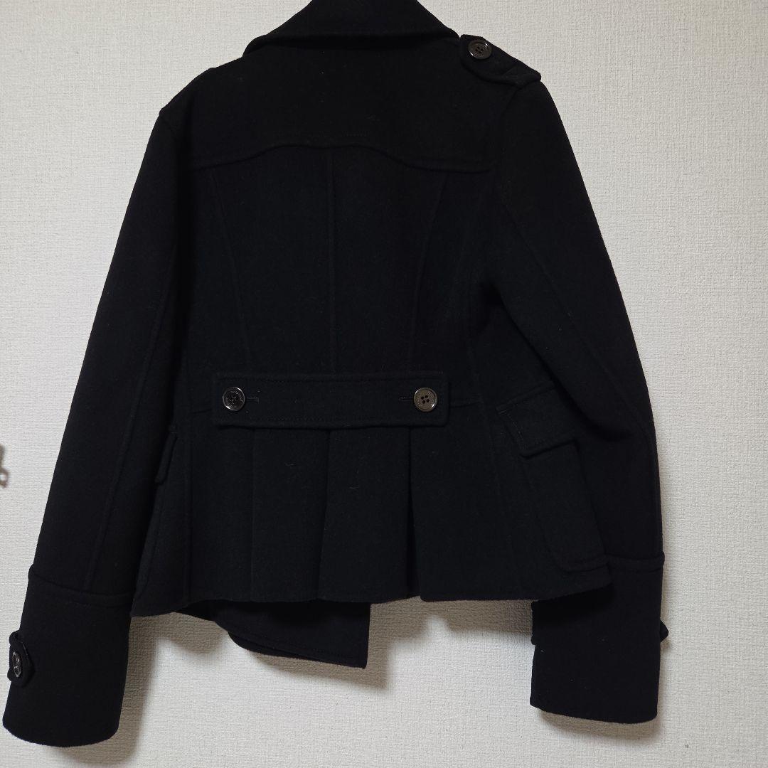 BURBERRY ブラック ダッフルコート 38