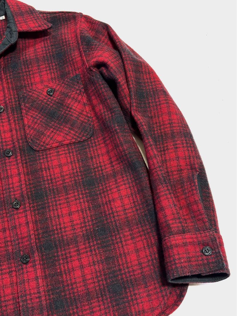 ☆SUGAR CANE☆ チェックシャツ/ヘビーネルシャツ/ウール/厚手/日本製