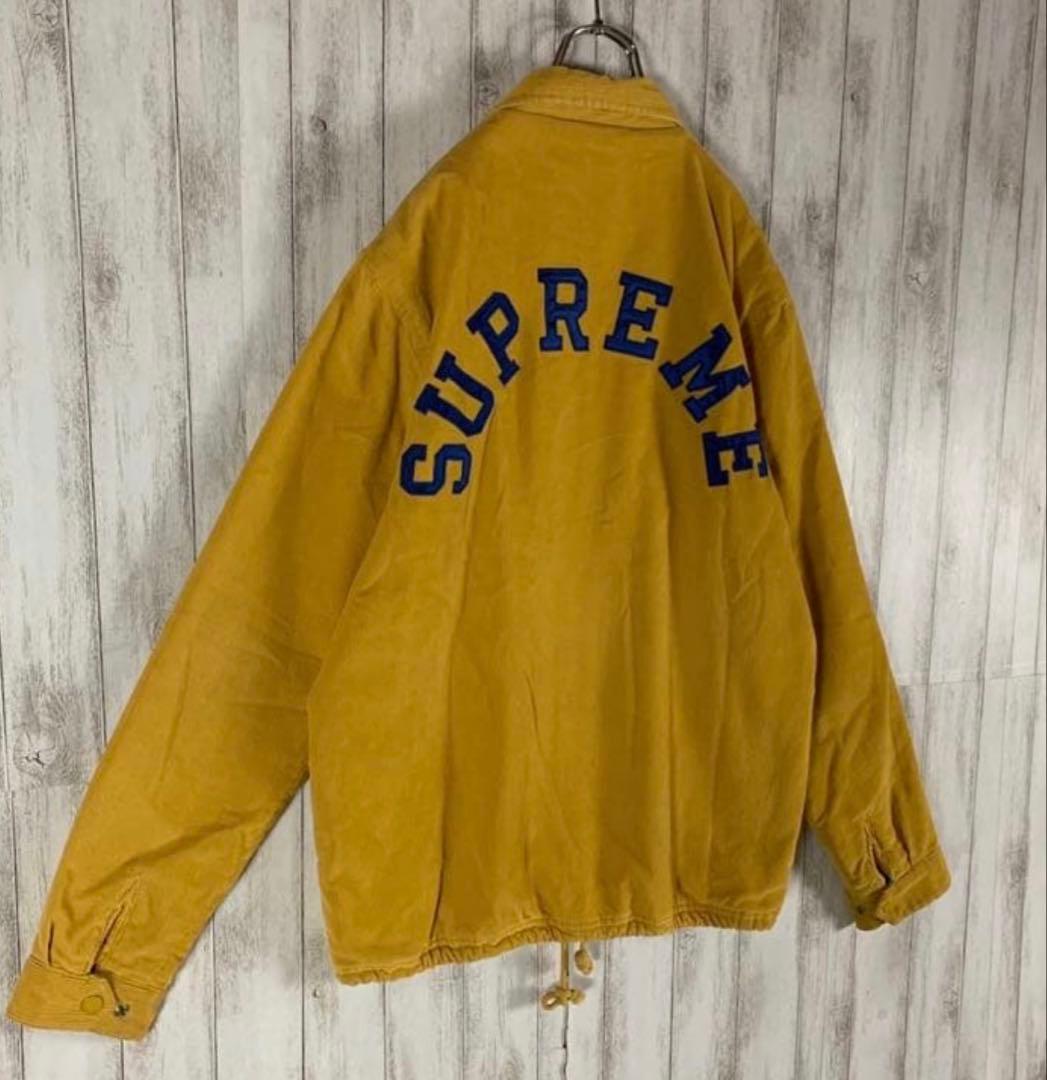 【即完売モデル】Supreme コーデュロイ 超希少カラー ブルゾン 入手困難