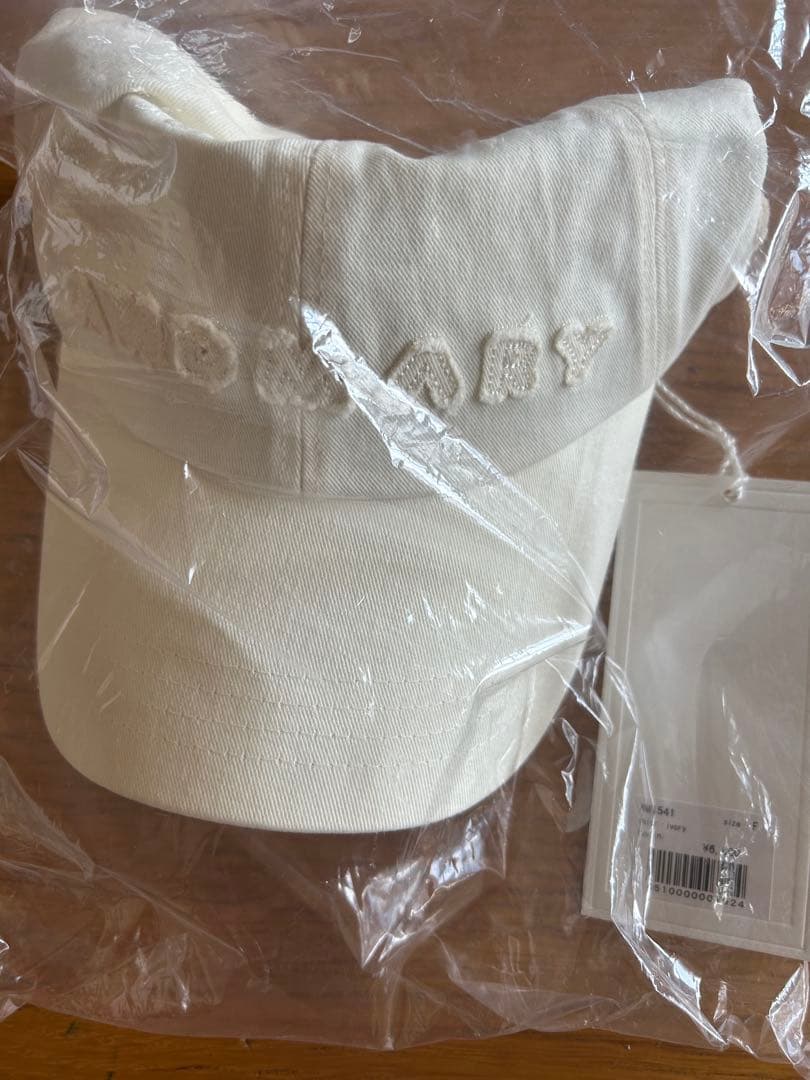 ☆完売品☆ andmary Mary logo cap ivory