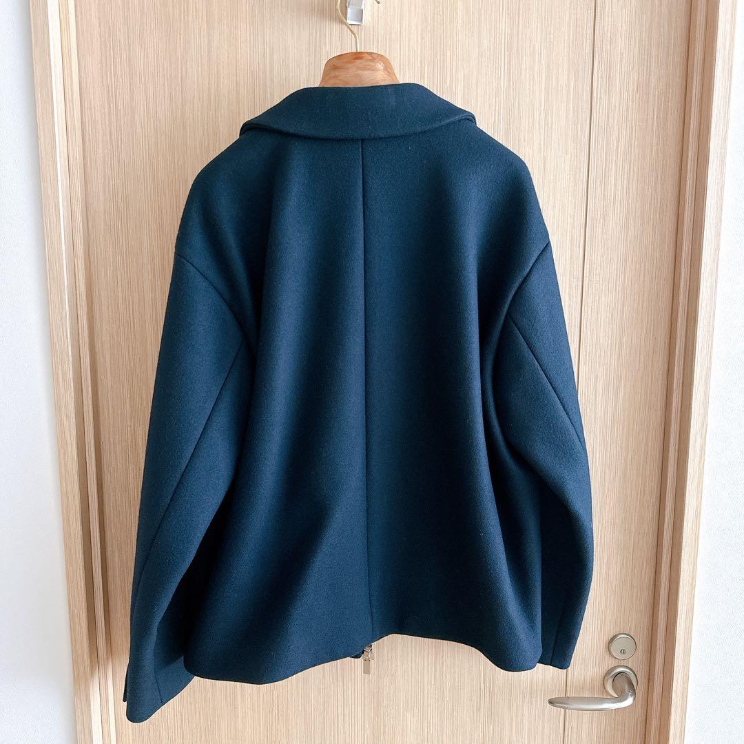 PUBLIC TOKYO Super140s メルトン ショートジップブルゾン