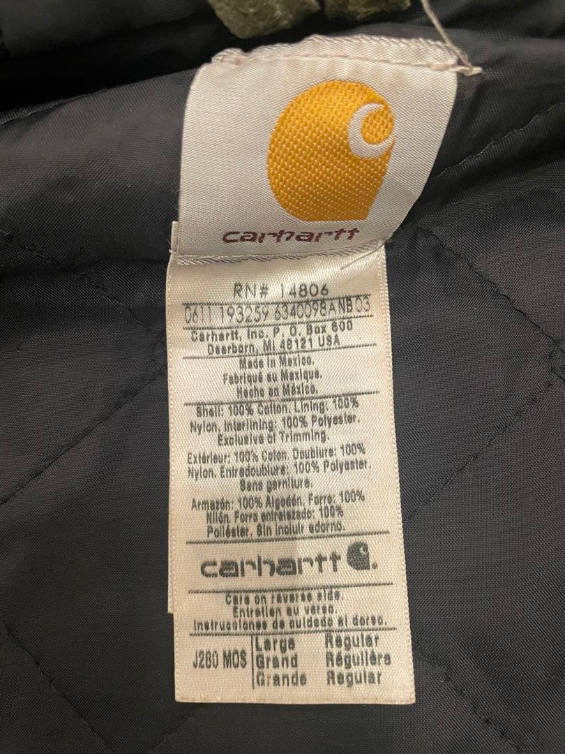 Carhartt アクティブジャケット　モスグリーン