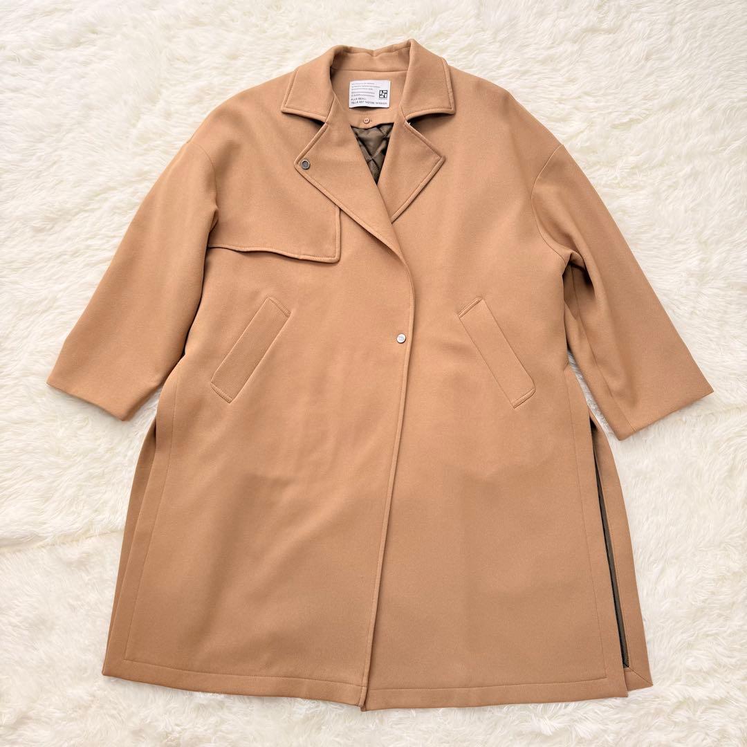 美品✨PASSIONE パシオーネ ライナー付き ロングコート ベージュ