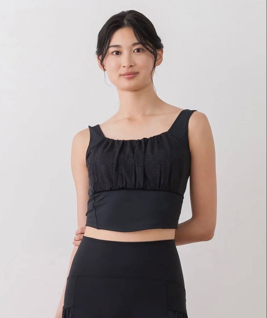 【SUKALA 】フラワーレースブラトップ　M size