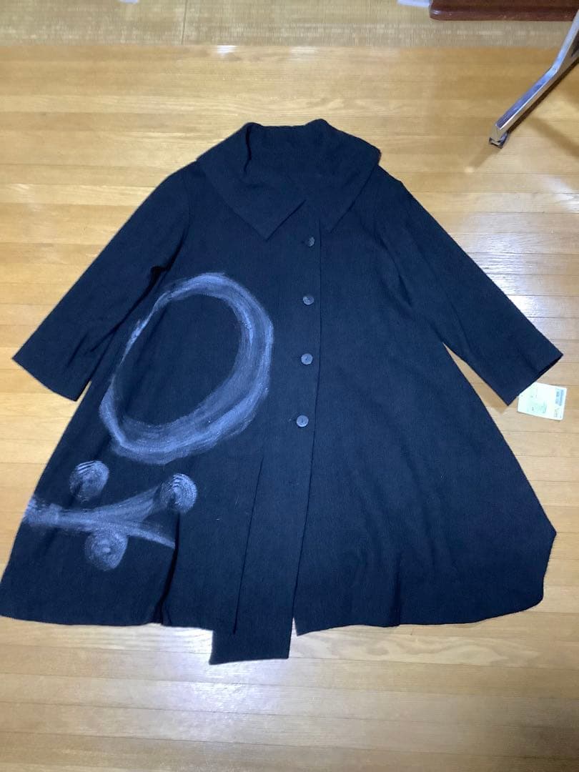 美品　慈雨ロングコート