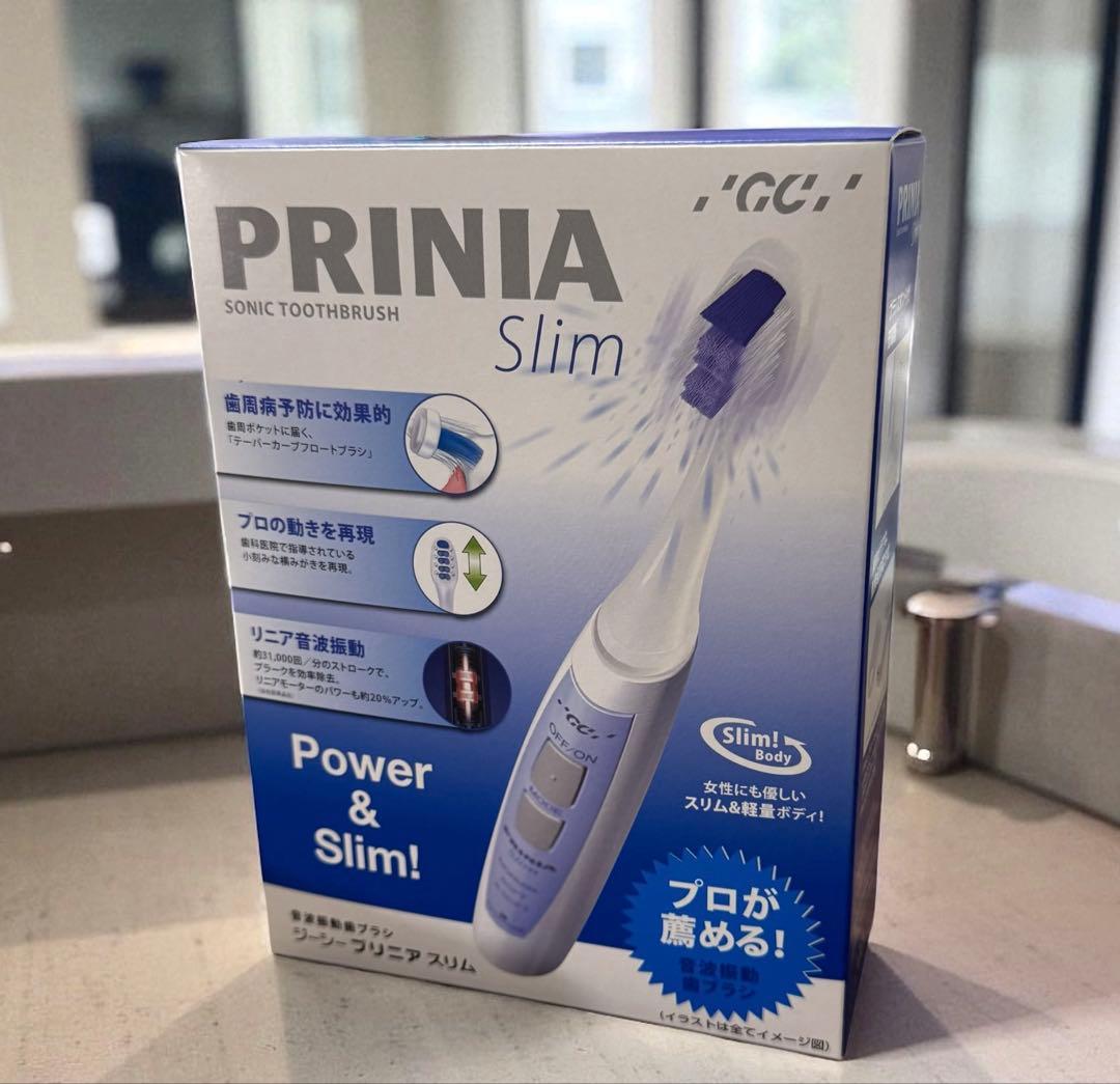 【新品】GC プリニア スリム PRINIA Slim 音波振動 歯ブラシ