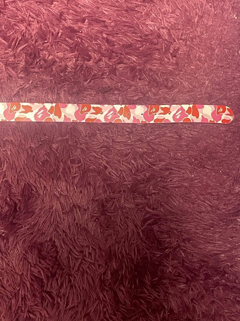 あ*り様 BAPE ape ストーンピンクベルト