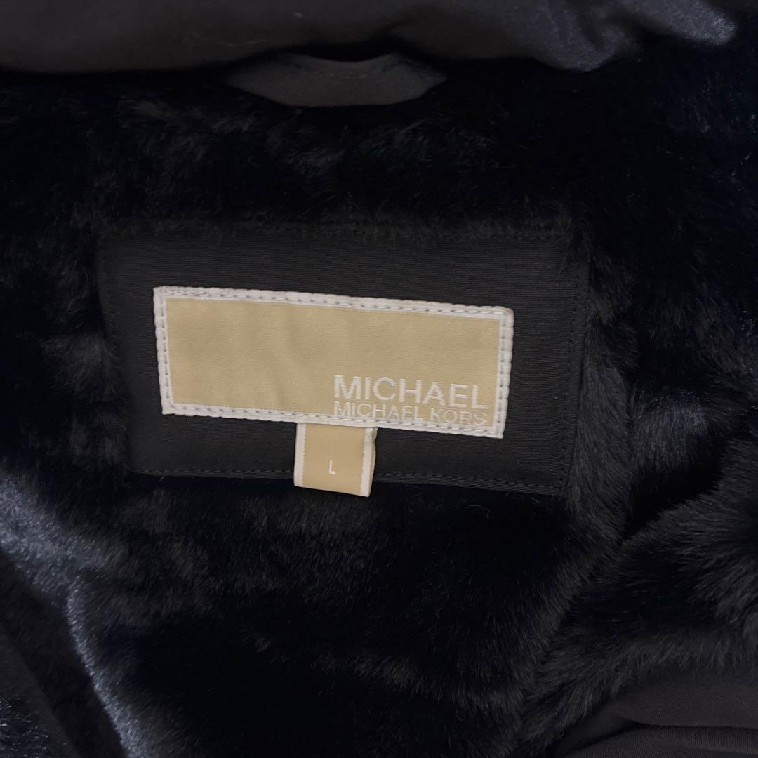 マ*モ様 MICHAEL KORS ブラック フード付きダウンジャケット
