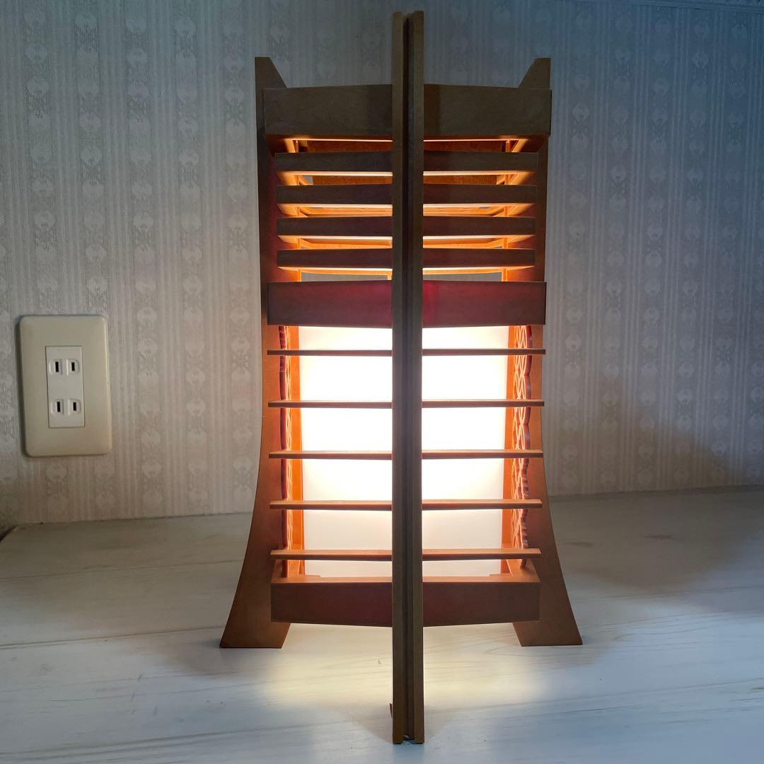 【美品】昭和レトロ 日立製作所 白熱灯スタンド 日本のあかり 行燈 希少