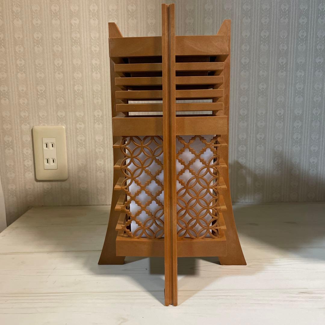 【美品】昭和レトロ 日立製作所 白熱灯スタンド 日本のあかり 行燈 希少