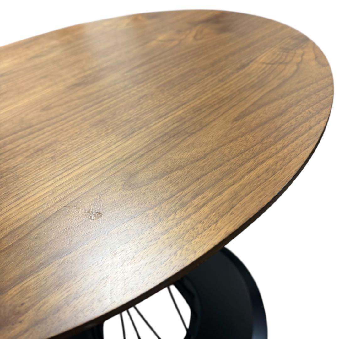 ニトリ DT COLUNA WALNUT 丸型ダイニングテーブル