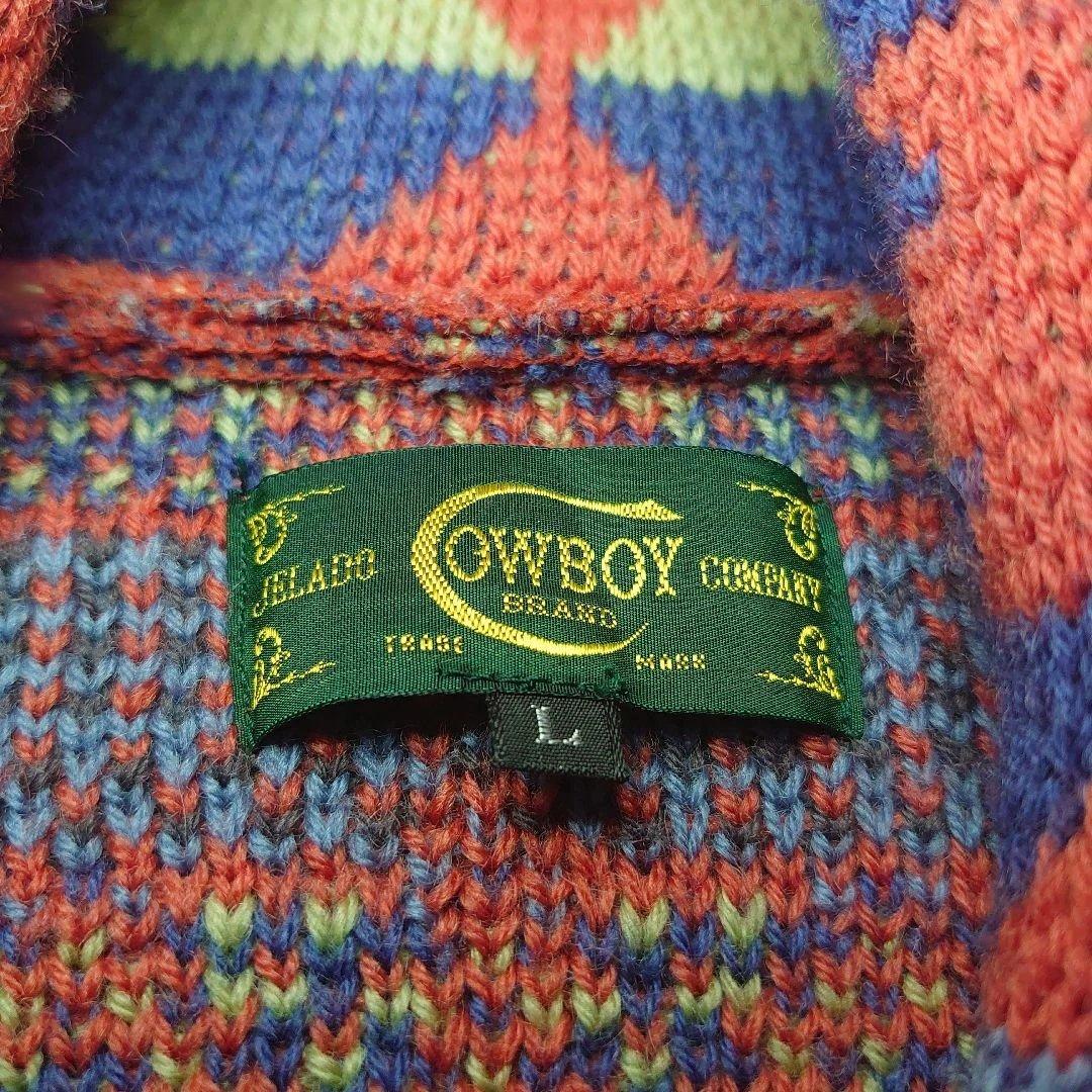 JELADO LAGUNACOWBOY ネイティブ柄ショールカラーガウン