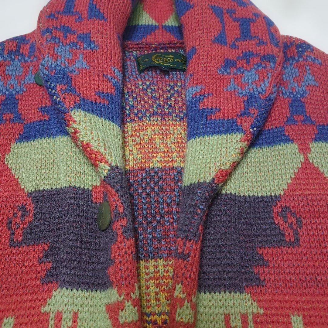 JELADO LAGUNACOWBOY ネイティブ柄ショールカラーガウン