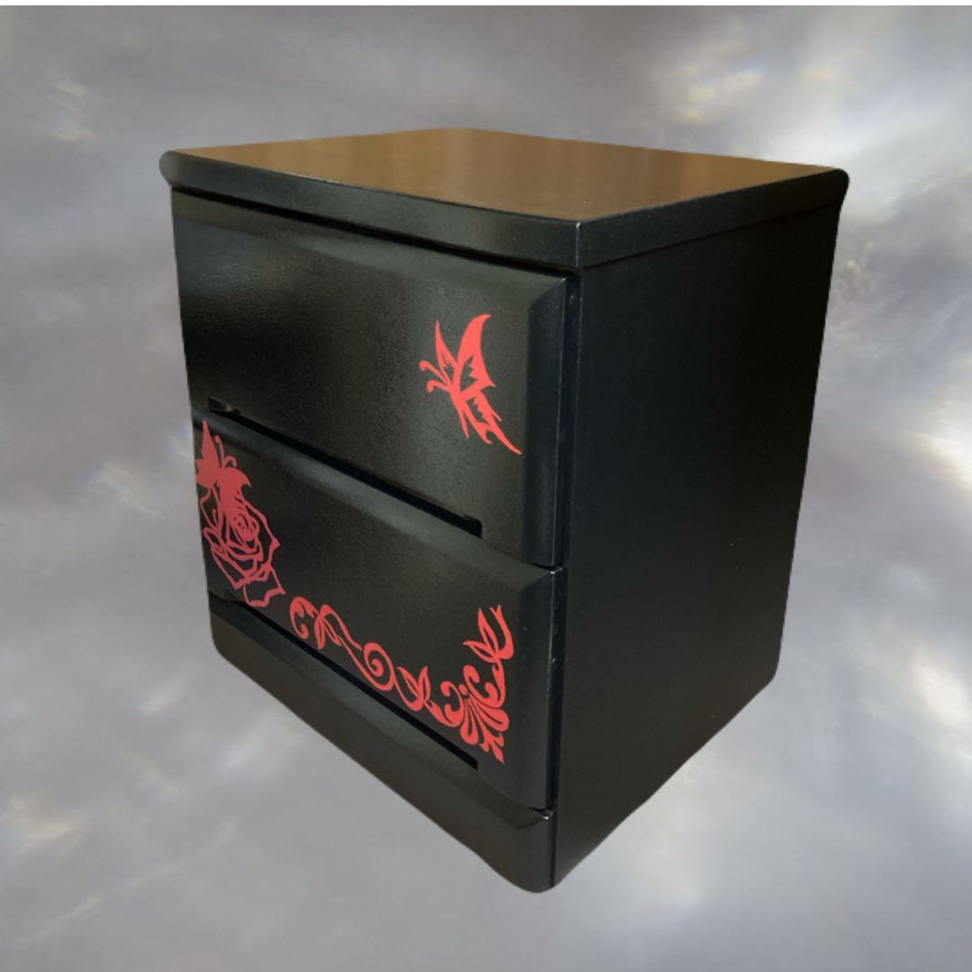 【バタフライROSE】2段チェスト(送料無料)