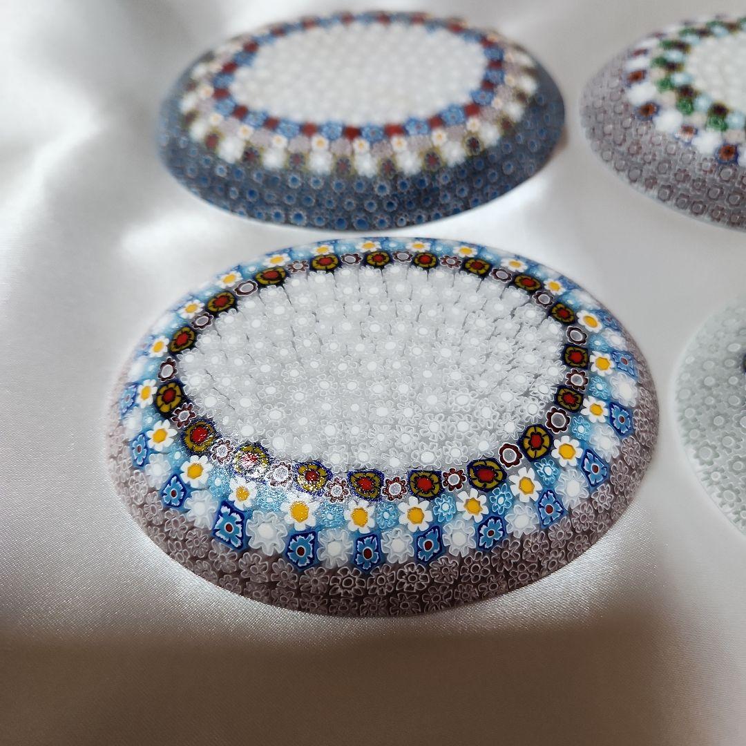 ゆ*ん様 ベネチアンガラス ミルフィオリ 小皿 ムラーノガラス ヴェネチアンガラ