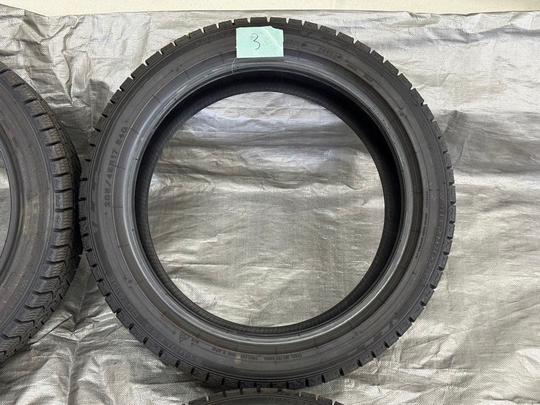 2024年製イボ付 205/45R17 DUNLOP WINTER MAXX03