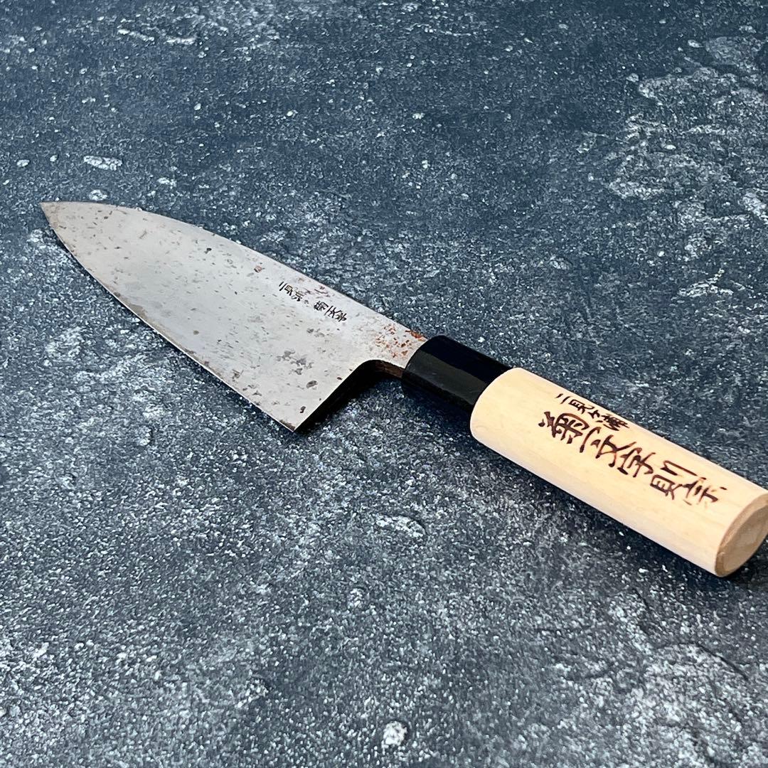 刺身包丁　菊一文字則宗　特製柳刃包丁　木製ハンドル　三徳包丁　knife