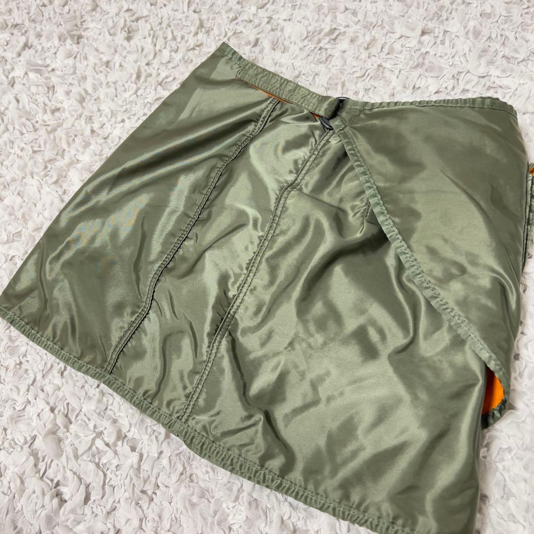 美品・希少PORTER × BEAMS BOY TANKER　スカート グリーン