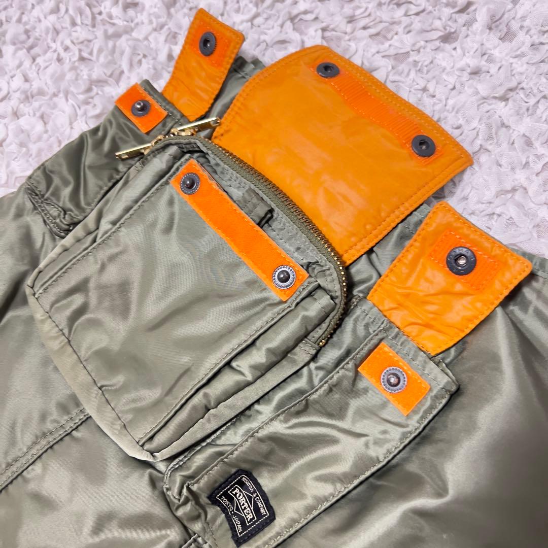 美品・希少PORTER × BEAMS BOY TANKER　スカート グリーン
