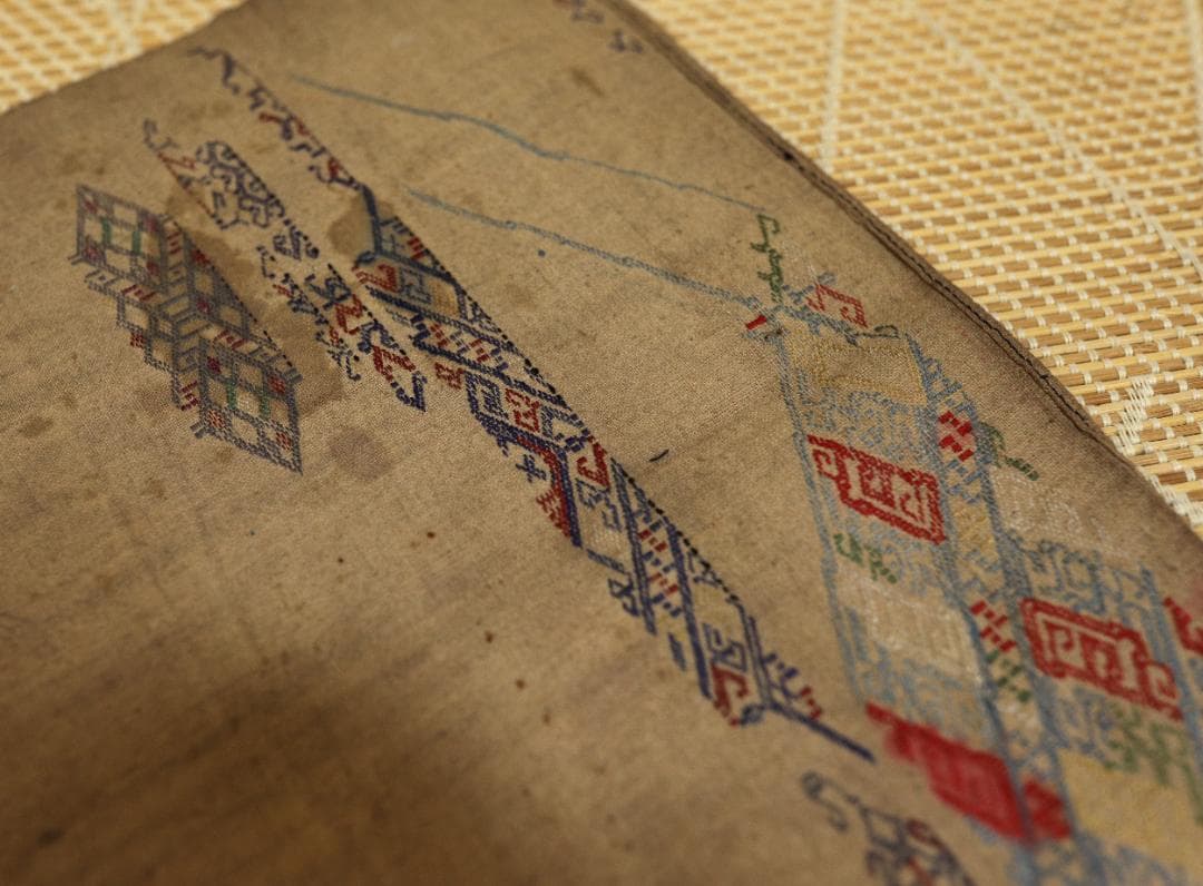 ミャオ族 刺繍工芸 母型 原本 図案見本 伝統手仕事 希少一点物 コレクション
