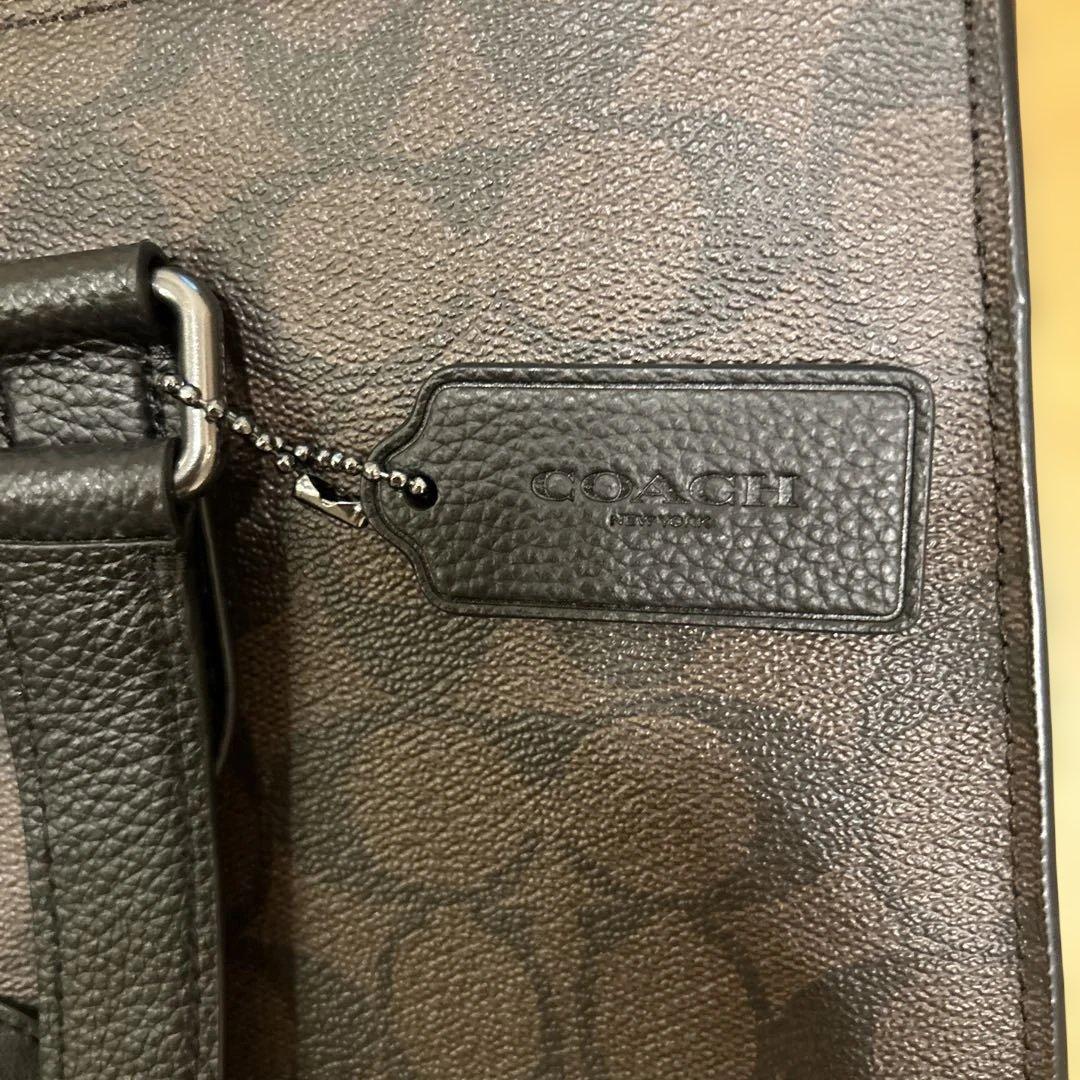 コーチ　coach グラハム　トートバッグ スクエアニューヨークデザイン　美品
