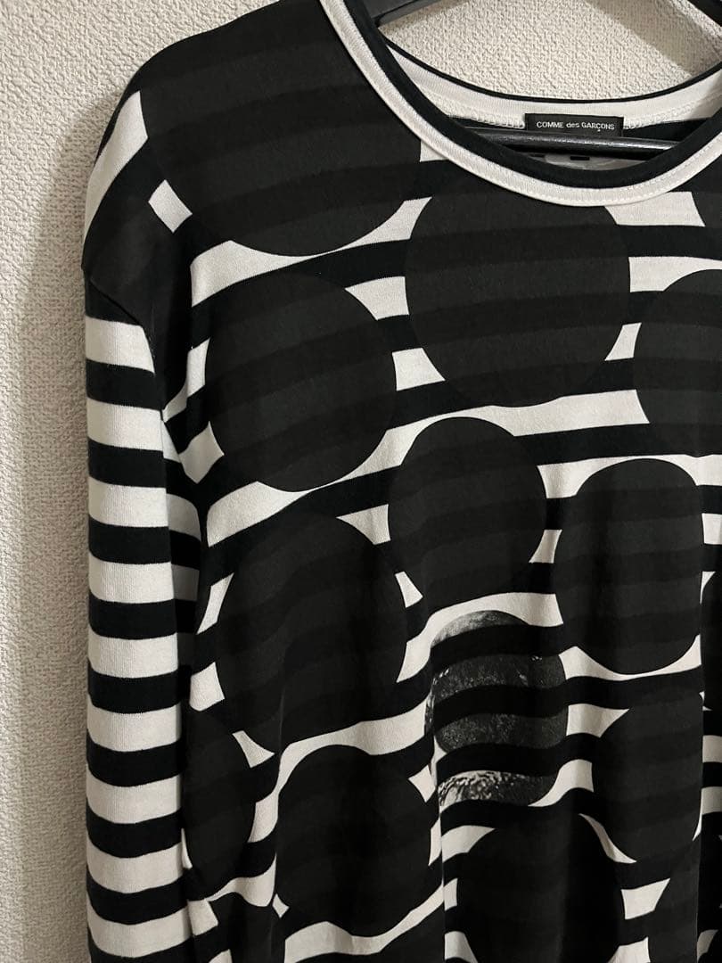 COMME des GARÇONS HOMME PLUS ロンＴドットボーダー