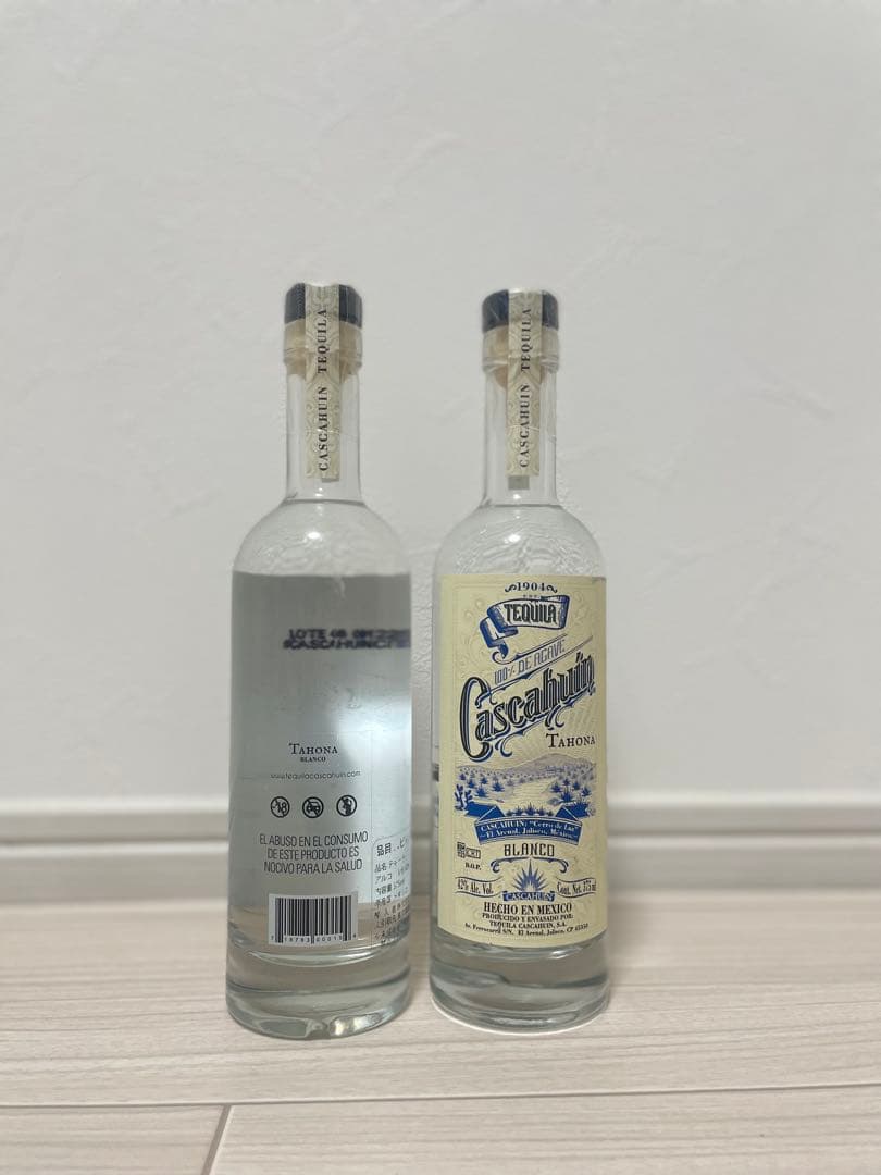 【未開栓】テキーラ Cascahuin Tahona 375ml 2本セット