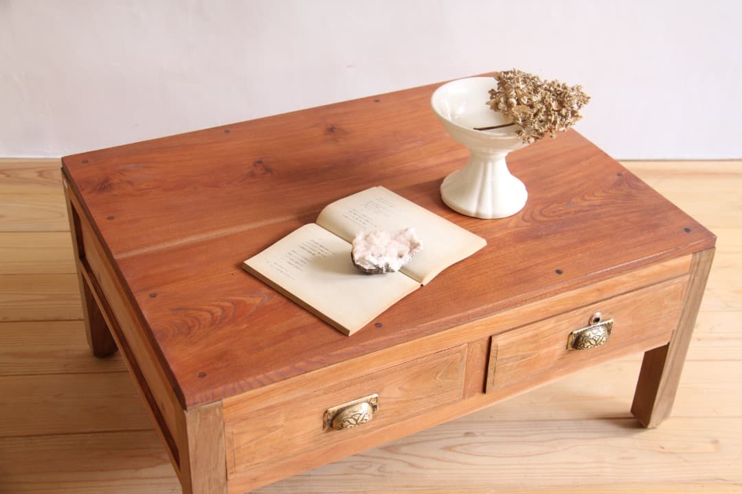 剥離家具　センターテーブル　M016　古道具　古家具　ビンテージ　アンティーク