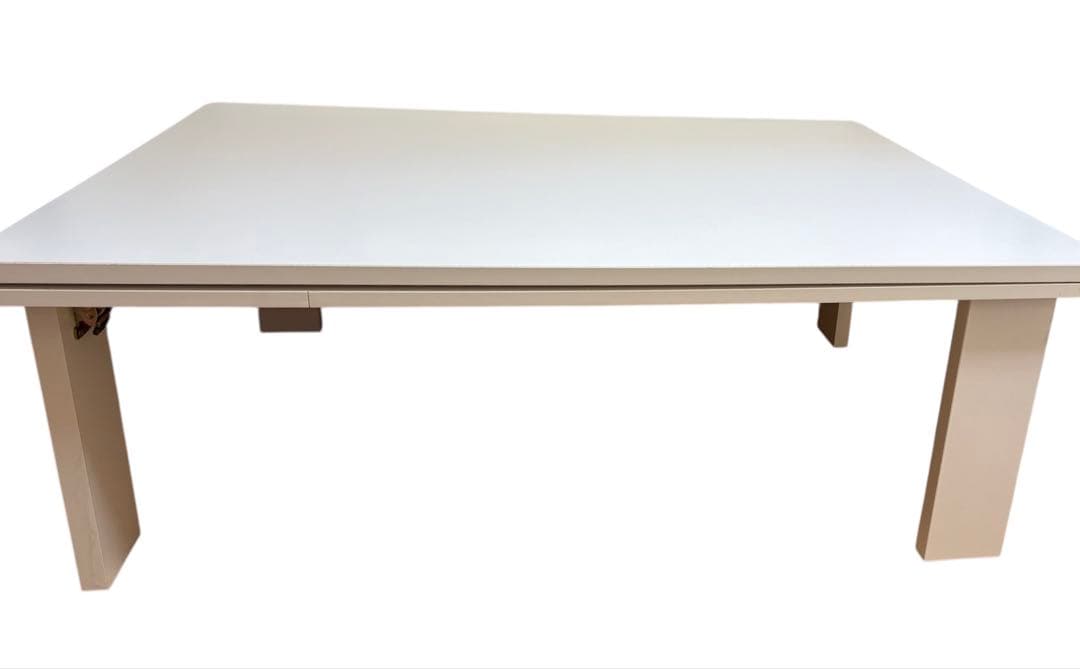 こたつ ローテーブル 折れ足 折りたたみ テーブル 白 ホワイト 机