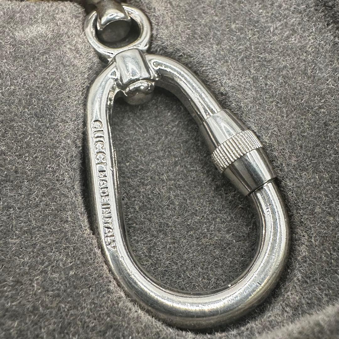 美品✨グッチ ロゴ バンブー キーホルダー キーリング バッグ チャーム