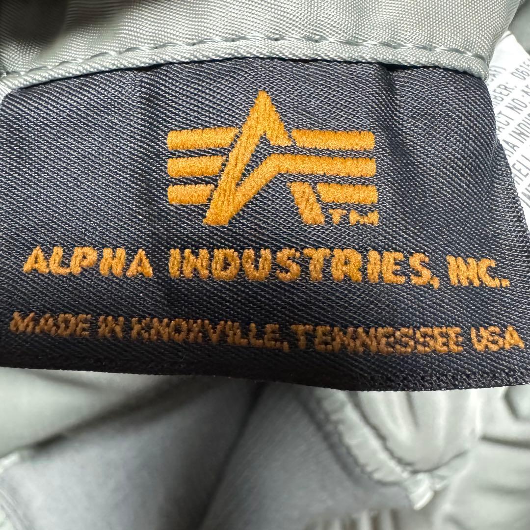 alpha made in USA MA-1 silver シルバー　20