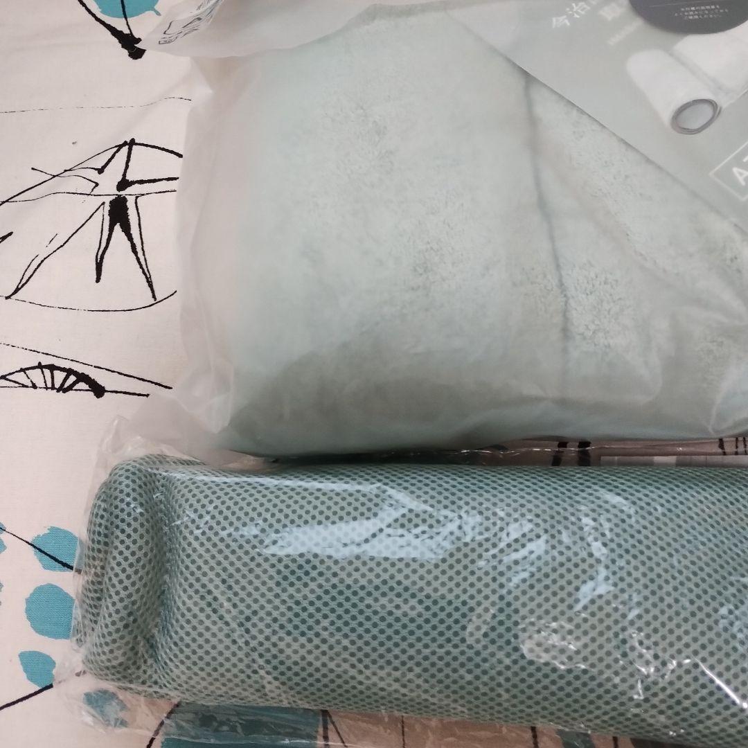 今治睡眠用タオル2専用ポ―ルつき新品未開封品ミントグリーン