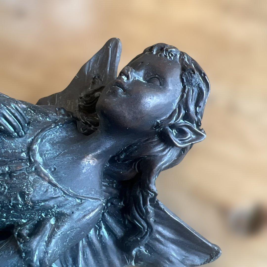 英国 Garden樹脂製 妖精の夢像ガーデンオーナメント