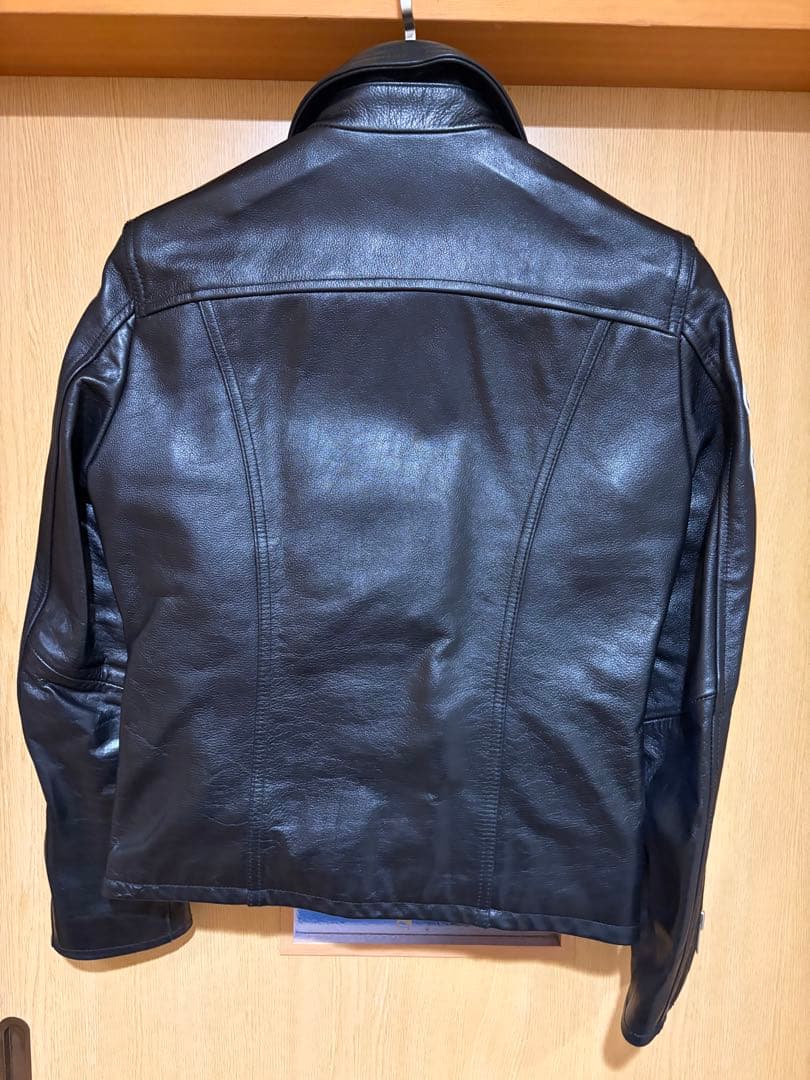 VANQUISH ブラック ライダースジャケット Sサイズ ヴァンキッシュ　本革