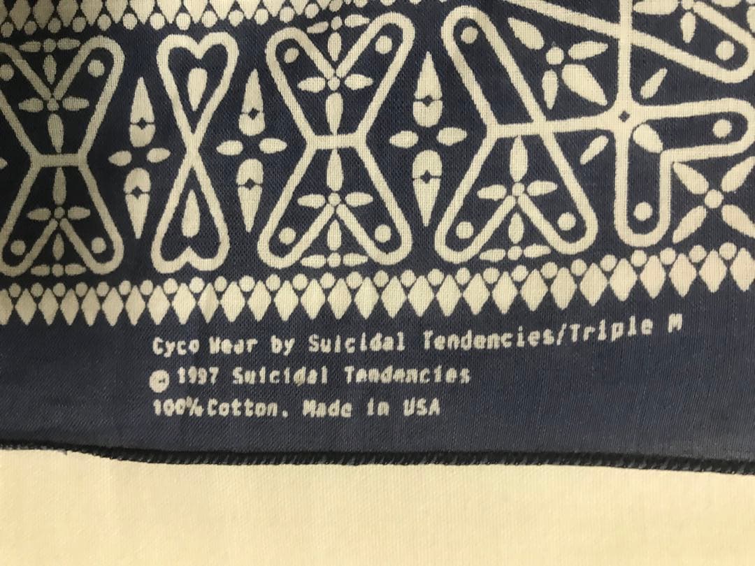 【希少】97s SUICIDAL TENDENCIES BANDANA