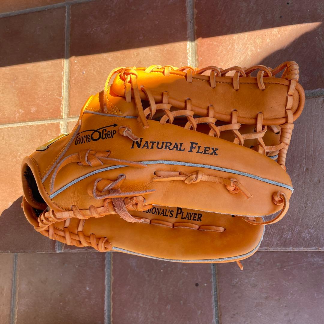H Natural Flex 軟式グローブ オレンジ