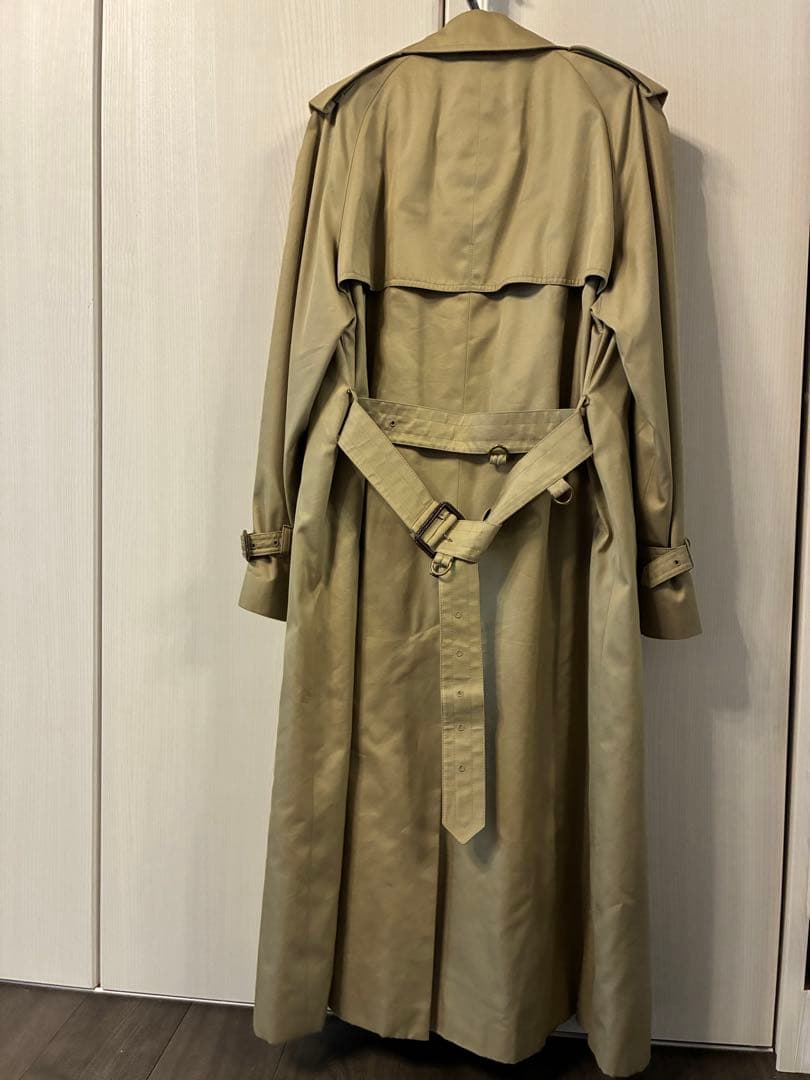 値下げ!美品✨アクアスキュータム Aqua5トレンチコート チェックライナー付き