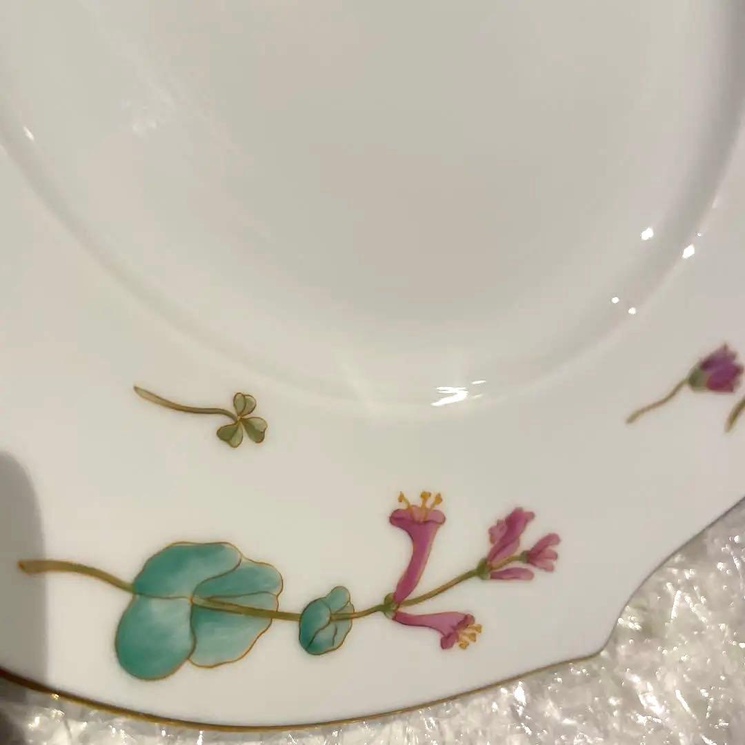 マイセン フローラ ヴェレンシュピール　プレート19cm 2客　ケーキ皿