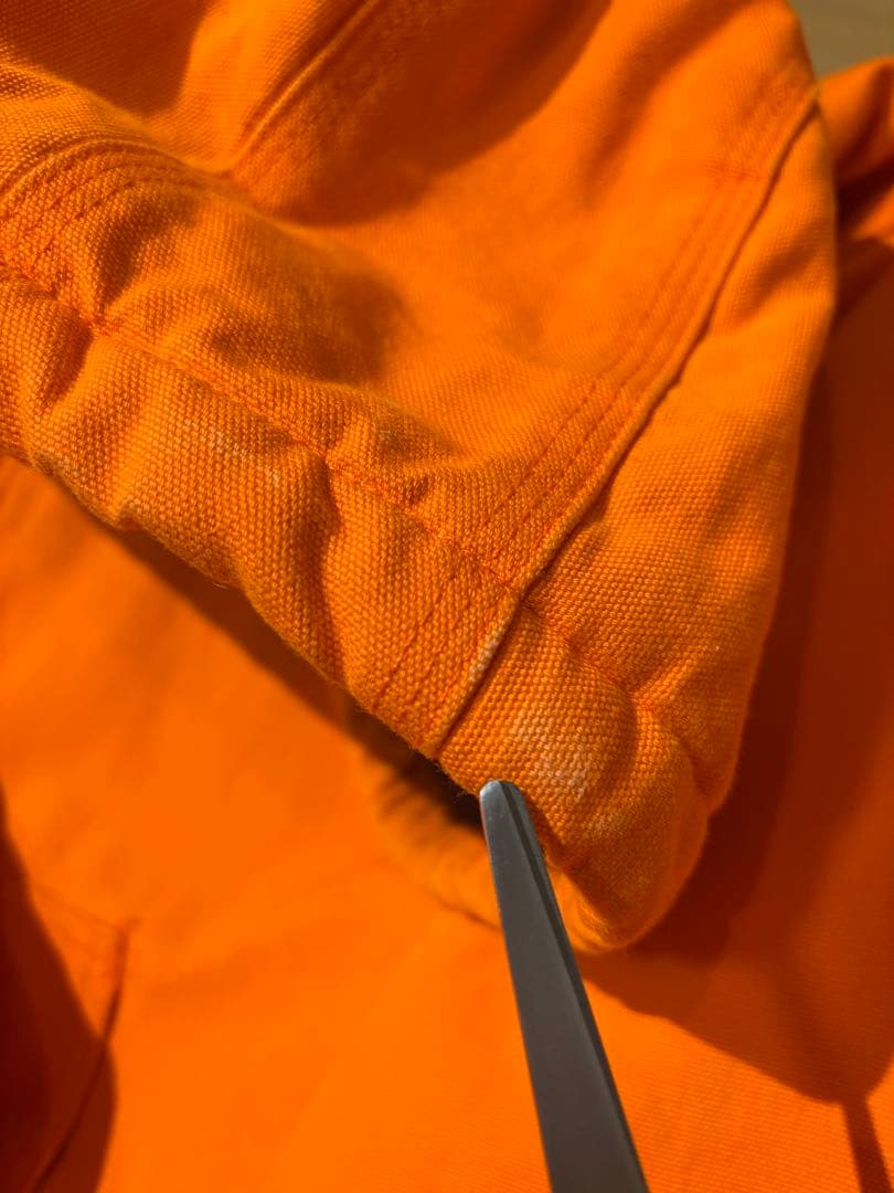 Carhartt アクティブジャケット オレンジ USA製 XL 企業モノ