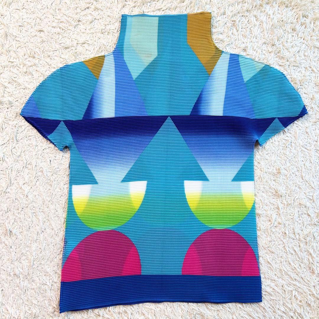 極美品 ✨️イッセイミヤケ me ハイネック トップ ISSEY MIYAKE