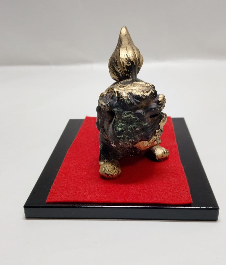 狛犬香炉 金属
