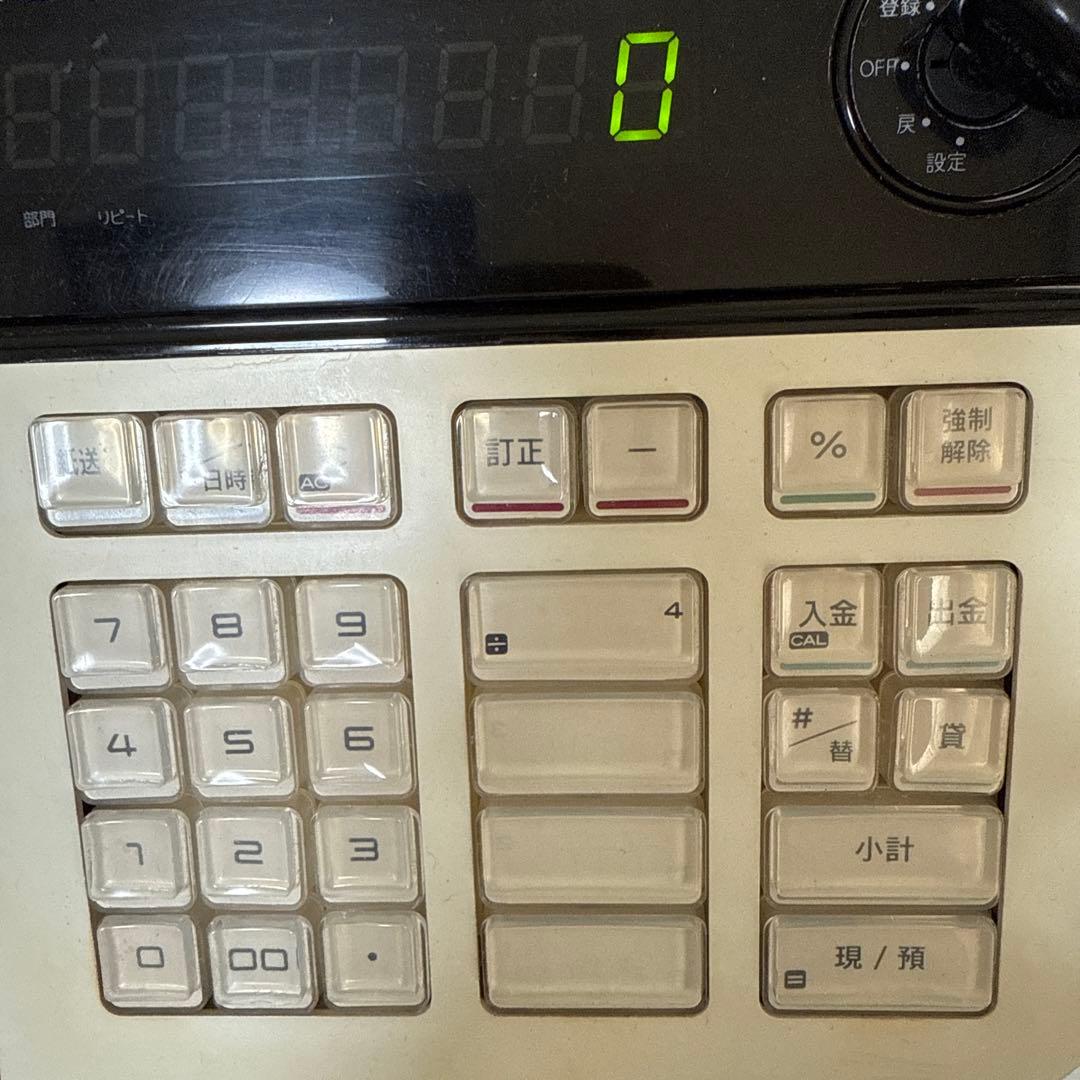 CASIO 電子レジスター110ER取扱説明書付き