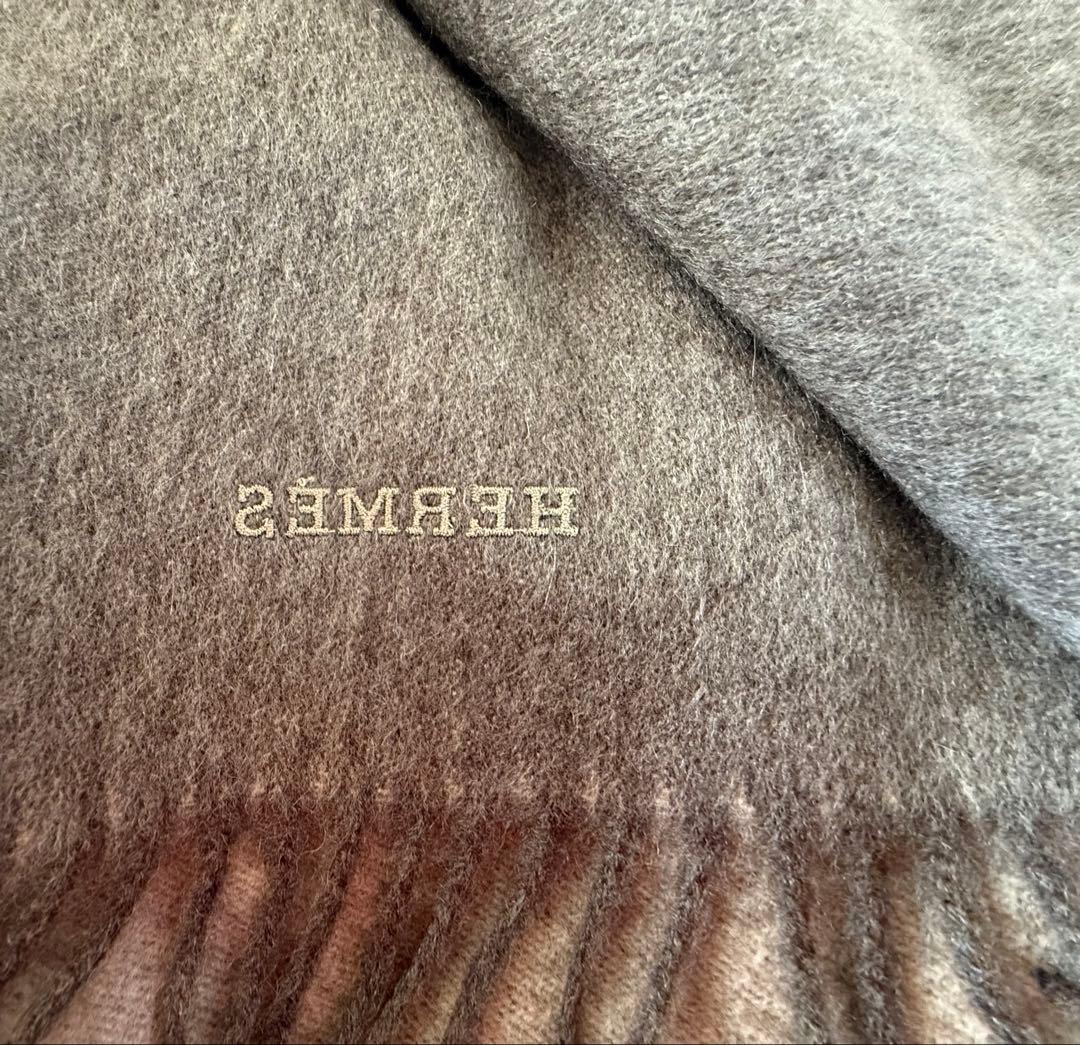 エルメス　プレード　カシミア100 ブランケット　新品