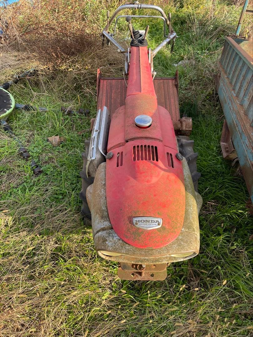 F90ホンダレトロ動作未確認です。　　ディーゼル管理機耕耘機耕運機9馬力引取限定