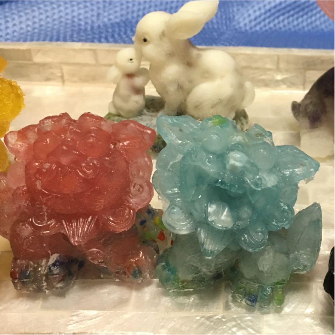 オルゴナイト   チワワ＆シーサーお取り置き♡ありがとうございます✩.*˚
