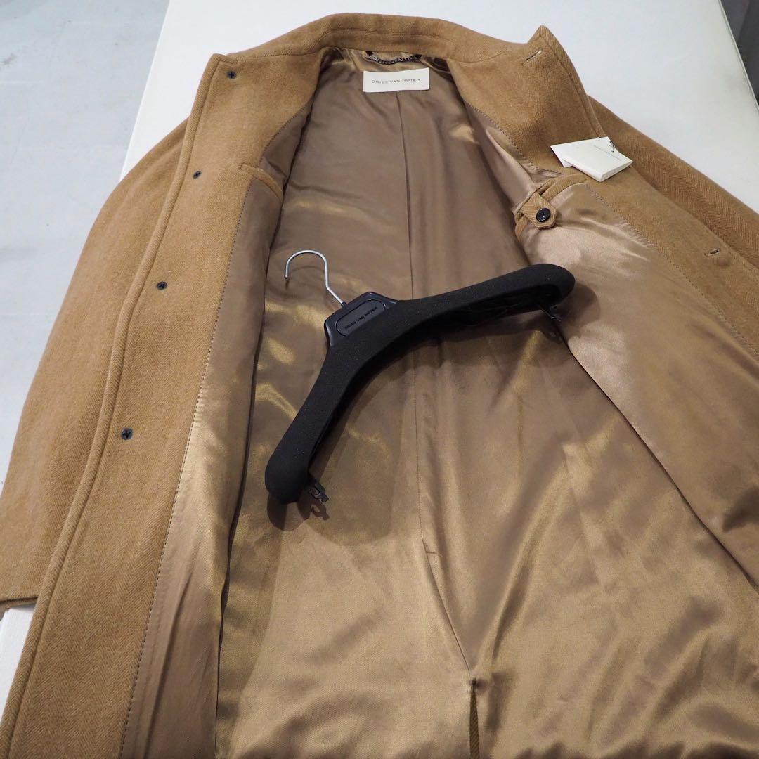 新品 定価45万 ドリスヴァンノッテン 24aw 秋冬 ヘリンボーン コート