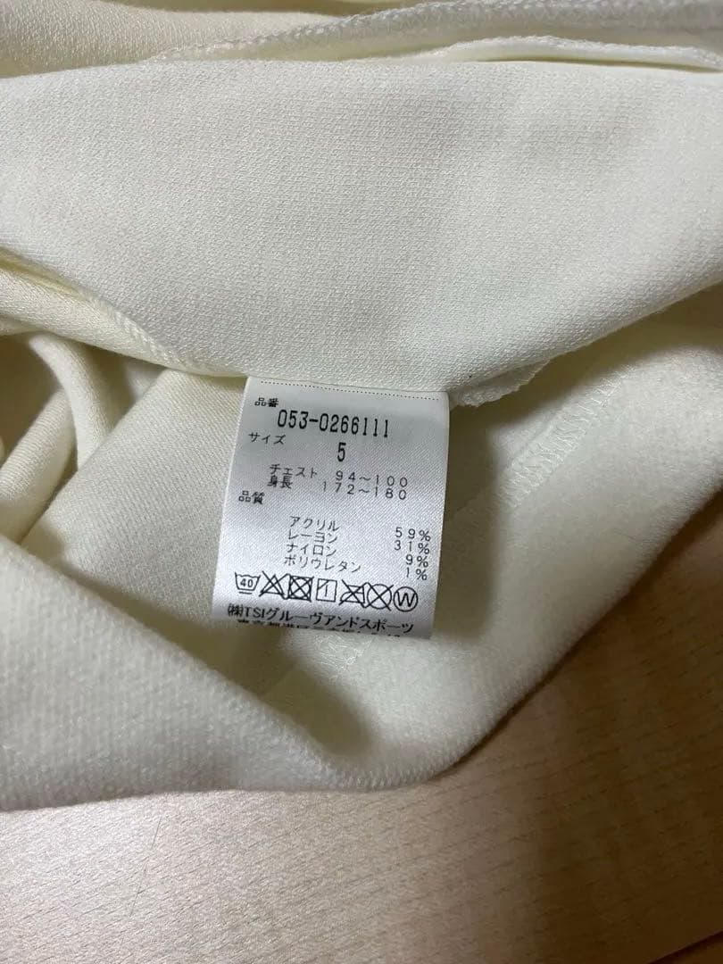 PEARLY GATES ホワイト ジャケット サイズ5美品