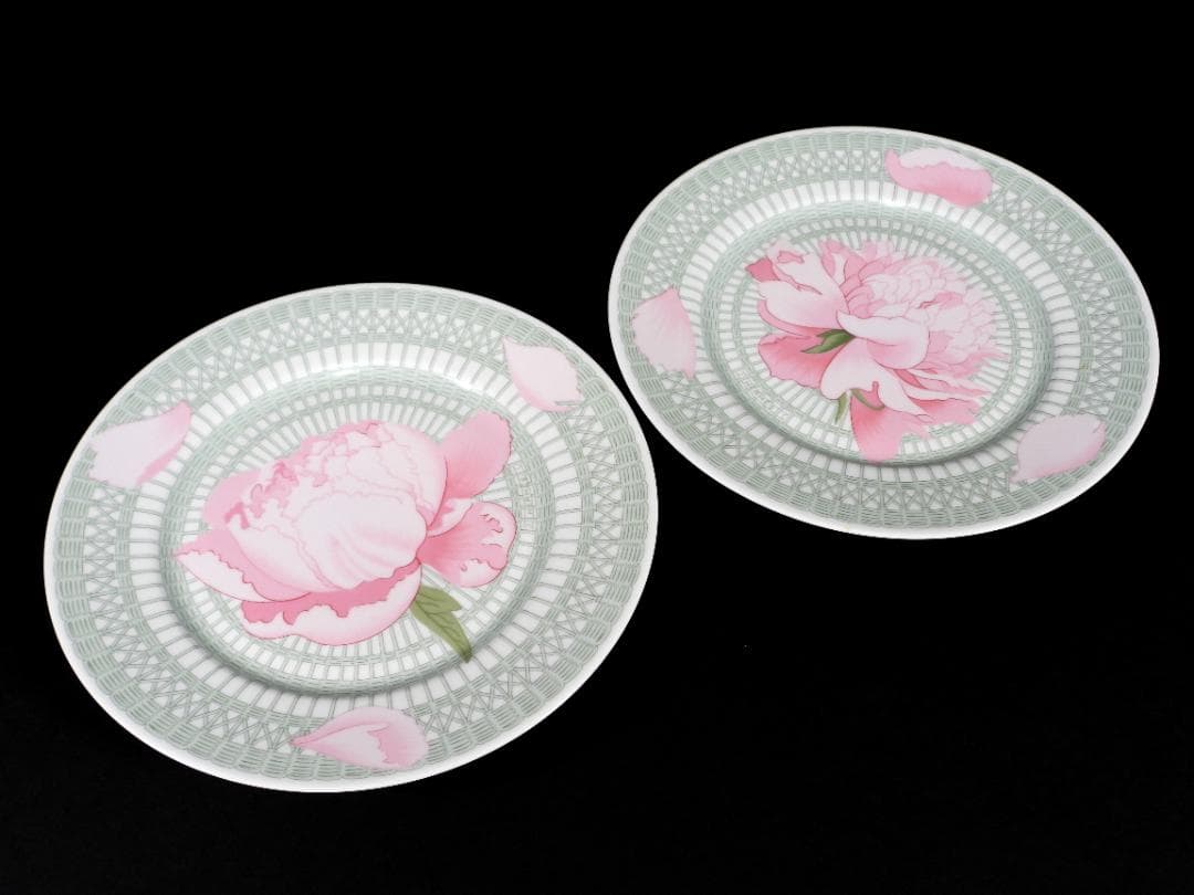HERMESエルメス ピヴォワンヌPIVOINES ROSES 中皿　プレート